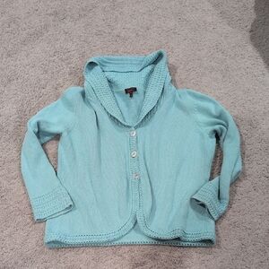 Escada Light Blue Cardigan Sweater